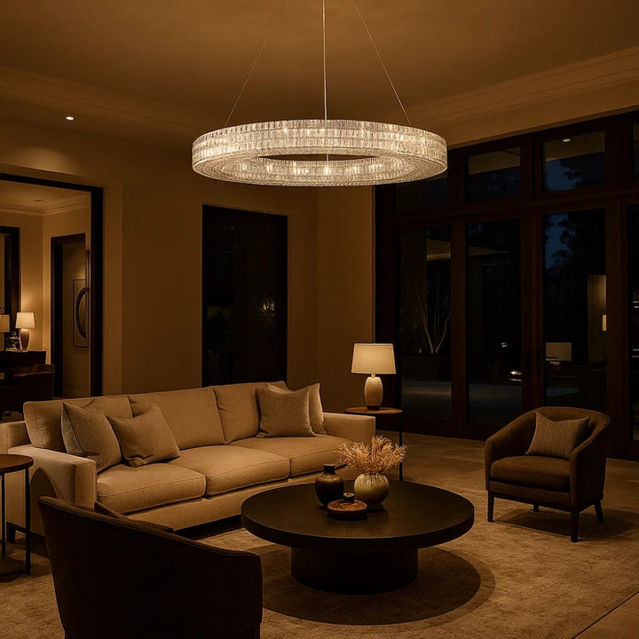 ROUD Modern Huge Crystal Chandelier
