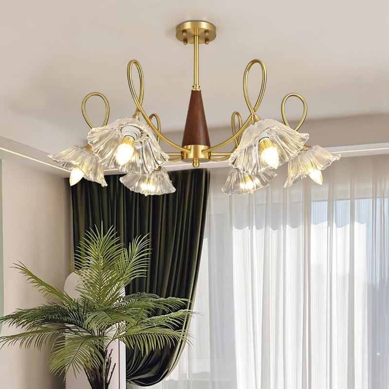 RUE Classic Modern Luxury Glass Chandelier