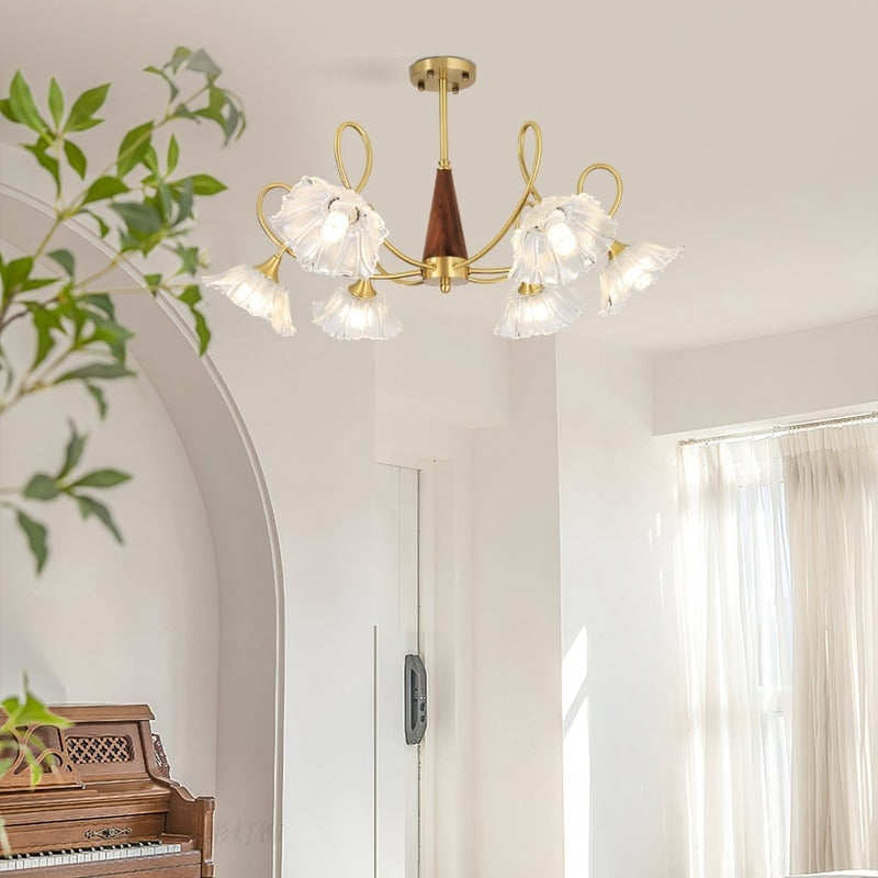 RUE Classic Modern Luxury Glass Chandelier