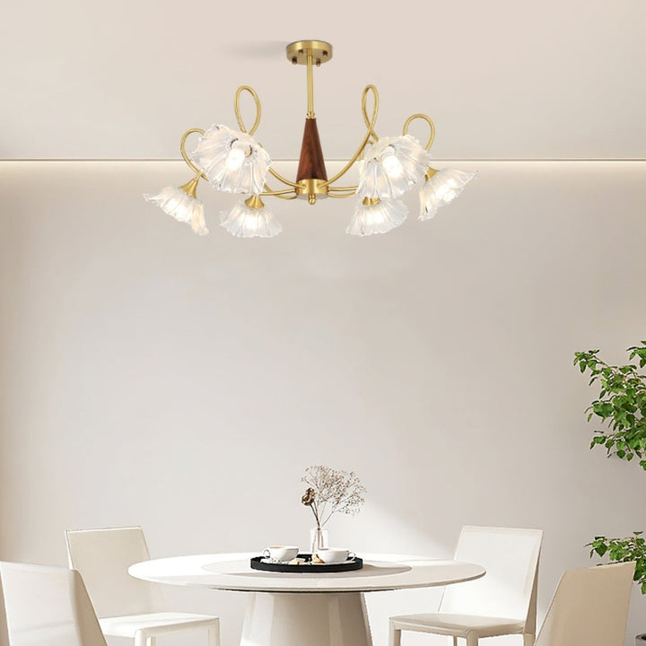 RUE Classic Modern Luxury Glass Chandelier