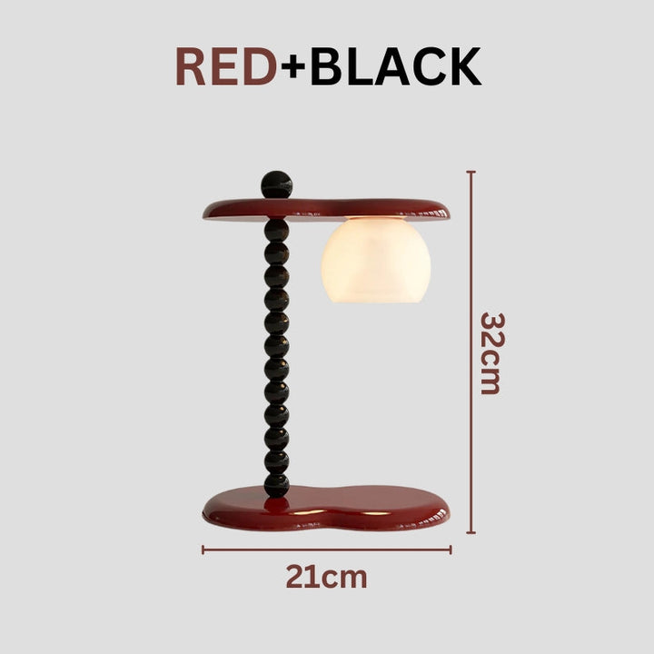 Red Droplet Table Lamp