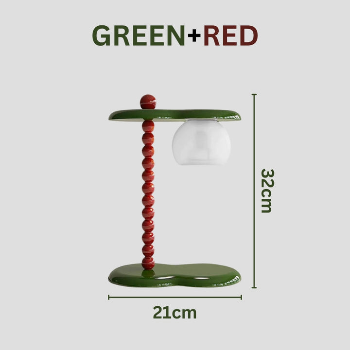 Red Droplet Table Lamp