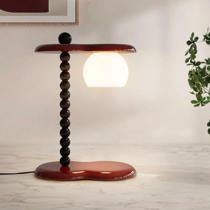 Red Droplet Table Lamp