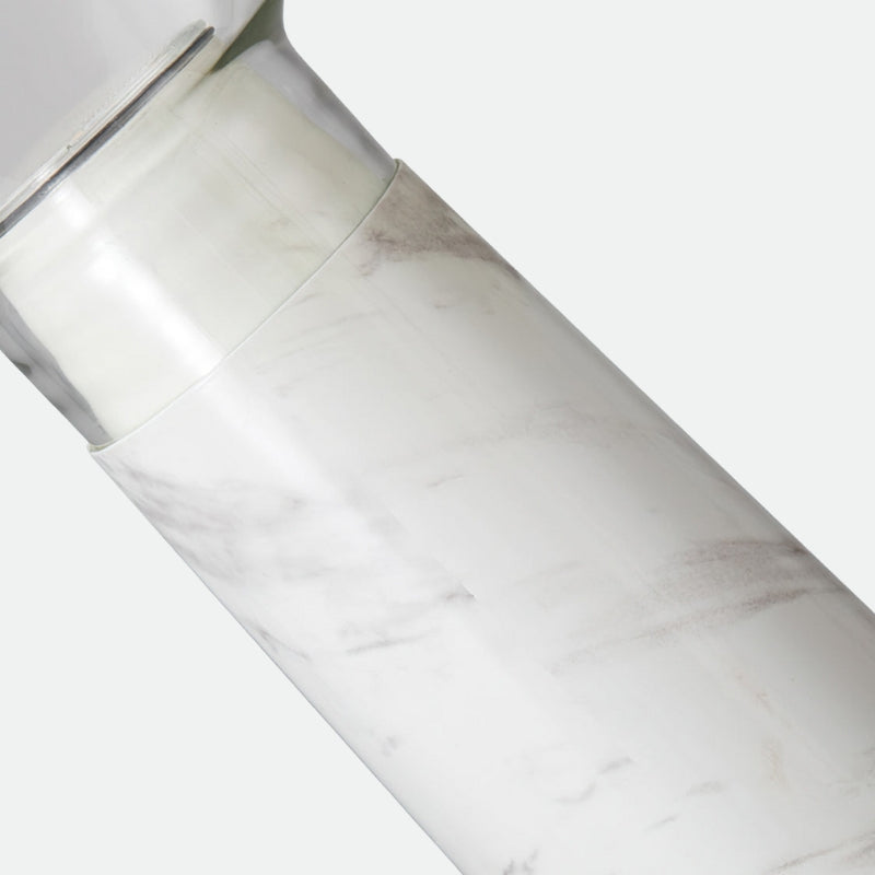 SIVIR Glass Large Living Room White Floor Lamp