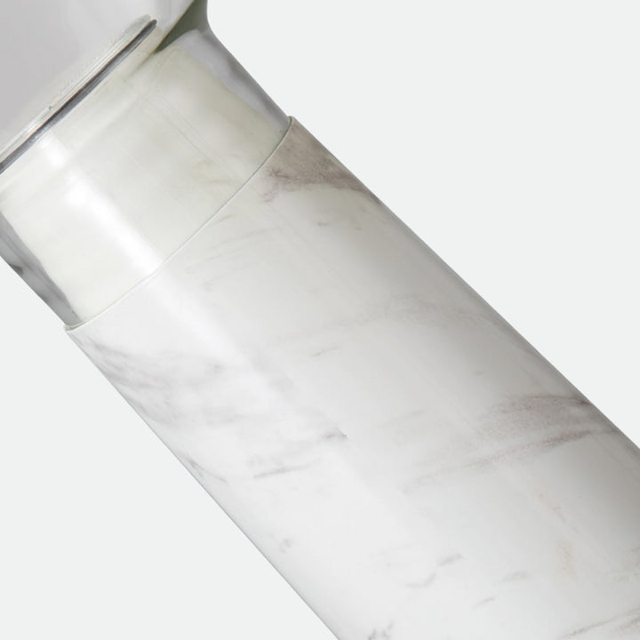 SIVIR Glass Large Living Room White Floor Lamp