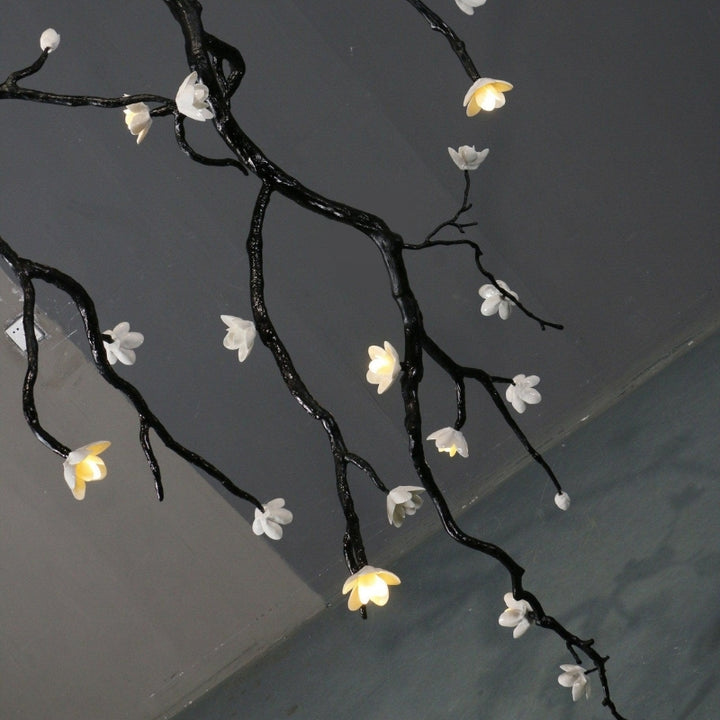 SIYA Large Sculptural Long Branch Flower Chandelier