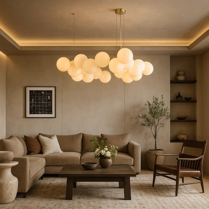 SKYR Modern Glass Pendant Light