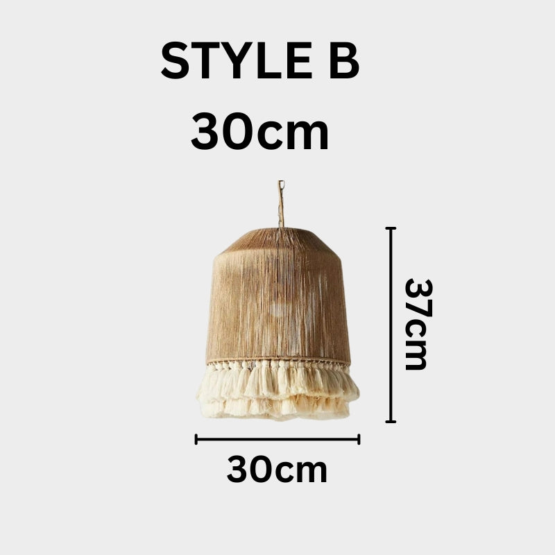 SONA Hemp Rope Modern Classic Pendant Light