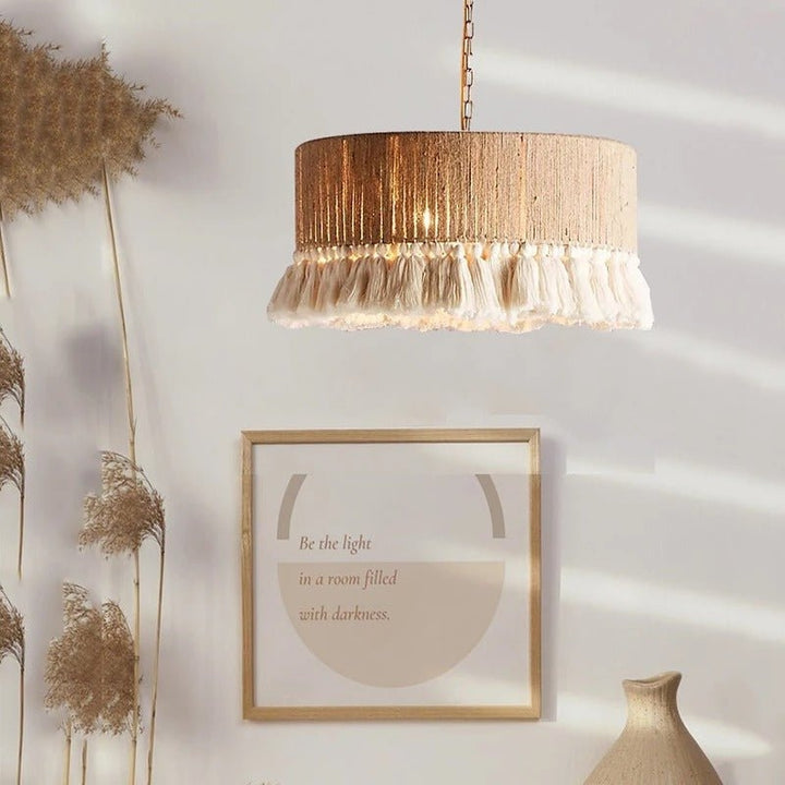 SONA Hemp Rope Modern Classic Pendant Light