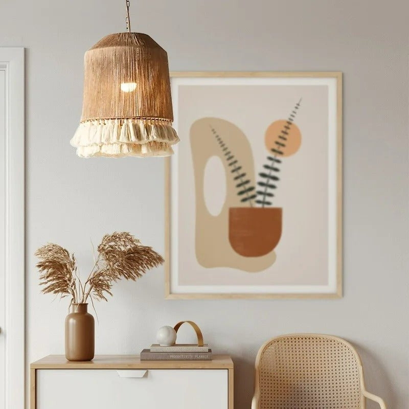SONA Hemp Rope Modern Classic Pendant Light