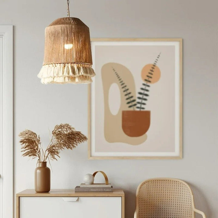 SONA Hemp Rope Modern Classic Pendant Light