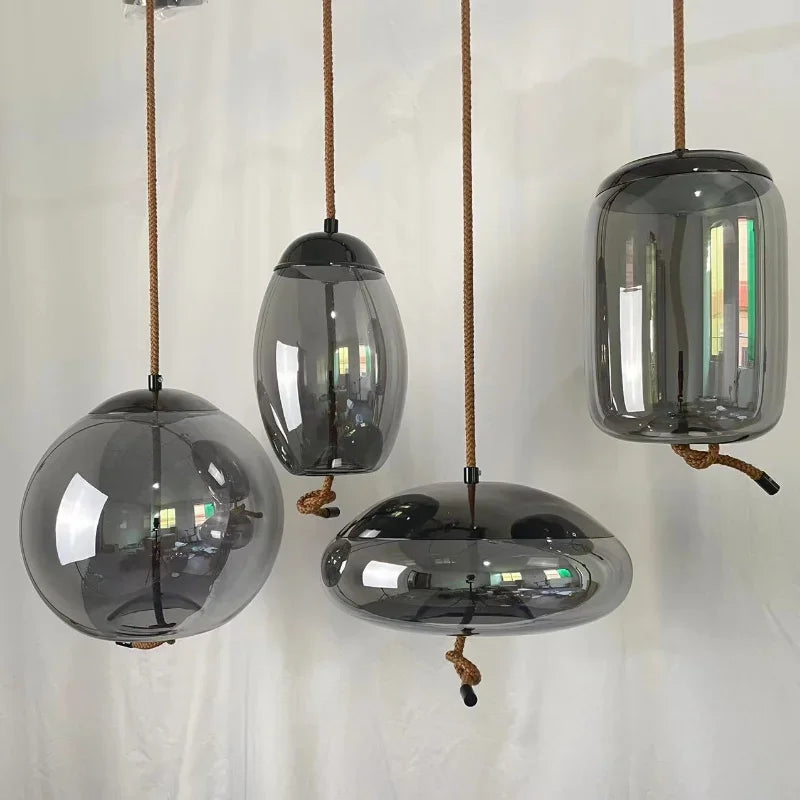 OIL Glass Modern Pendant Light