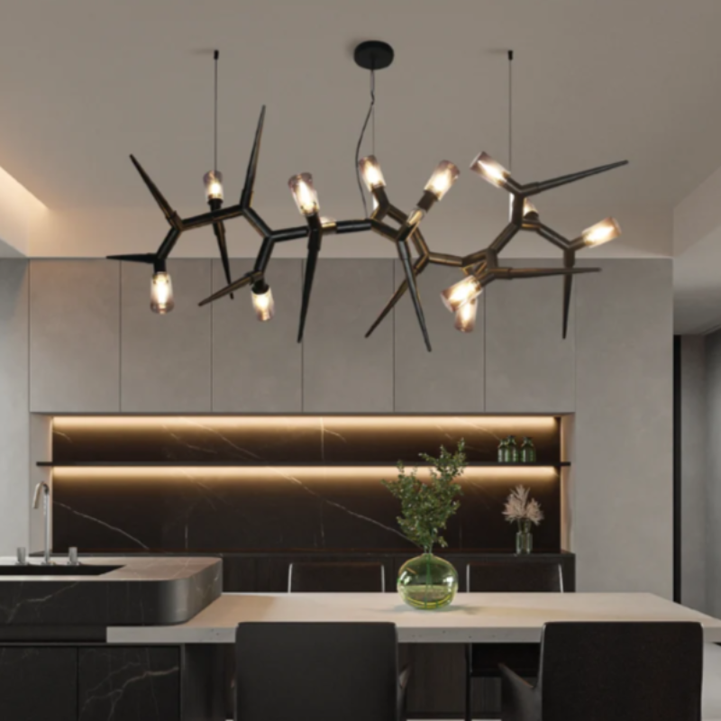 Black Thorn Tree Pendant Light Dining