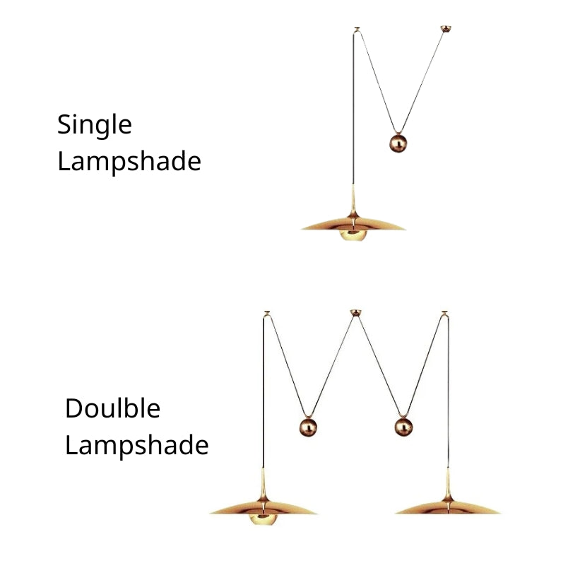 M-LINE Gold Pendant Light