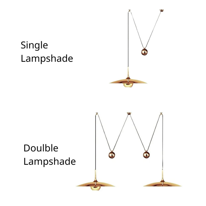 M-LINE Gold Pendant Light