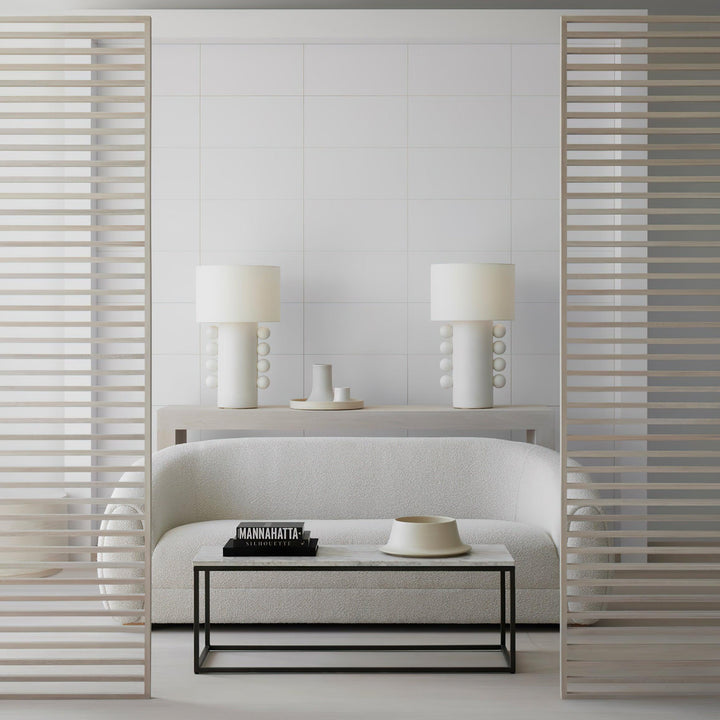 DILIMA Black and White Table Lamp