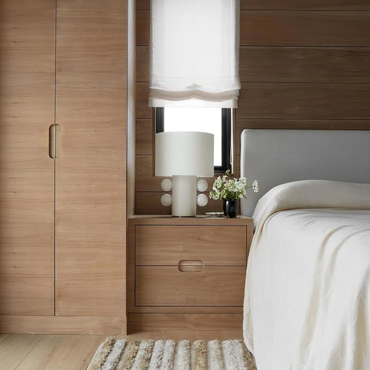 DILIMA Black and White Table Lamp