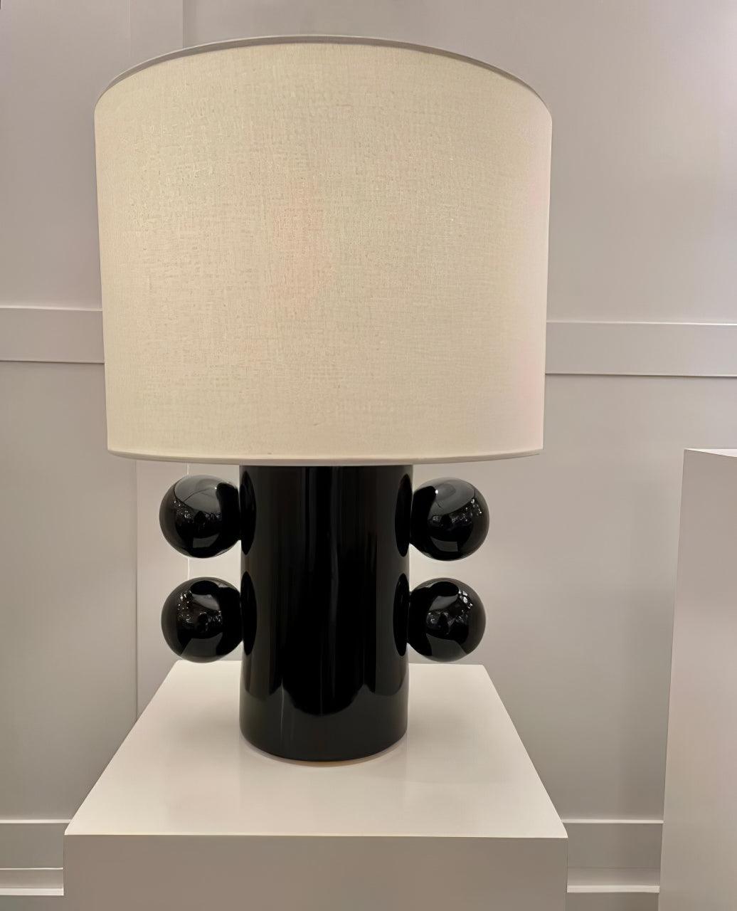 DILIMA Black and White Table Lamp