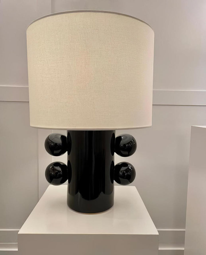 DILIMA Black and White Table Lamp