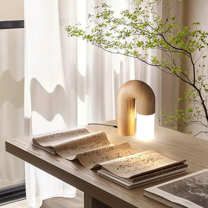 NSHAPE Wooden Table Lamp