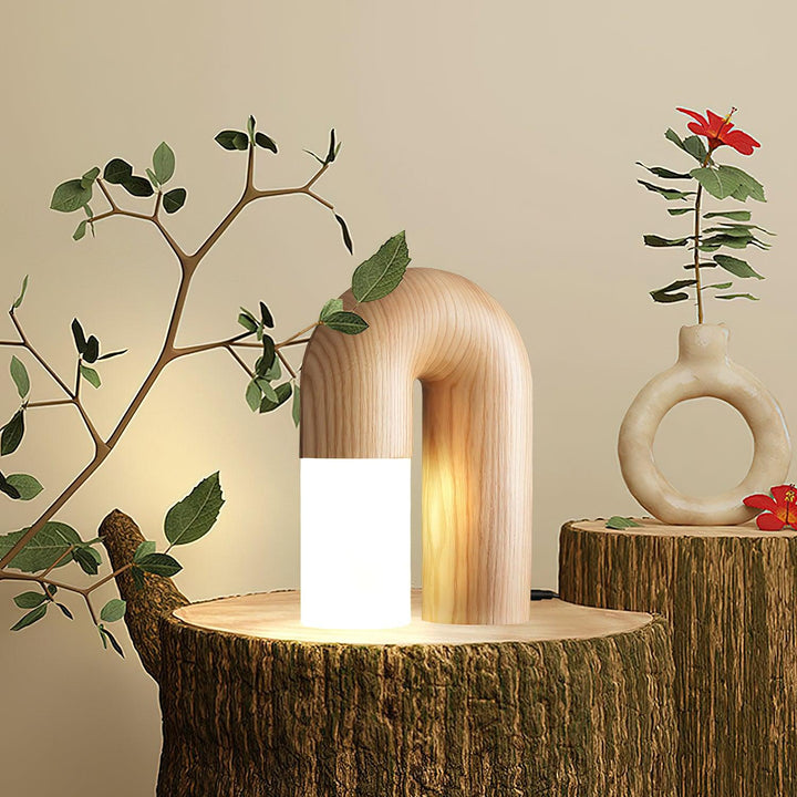 NSHAPE Wooden Table Lamp