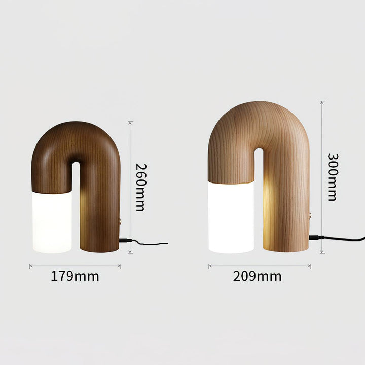 NSHAPE Wooden Table Lamp