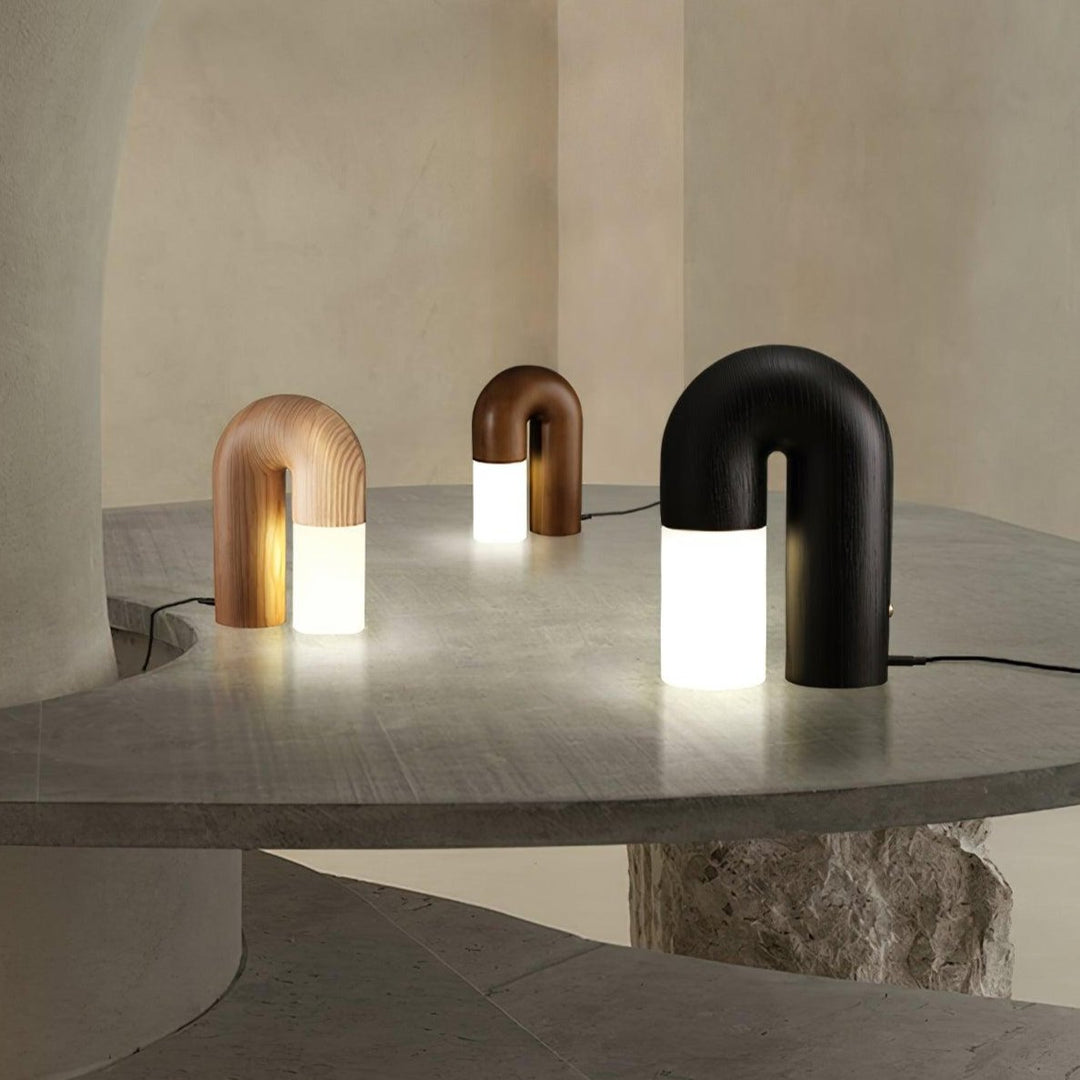 NSHAPE Wooden Table Lamp