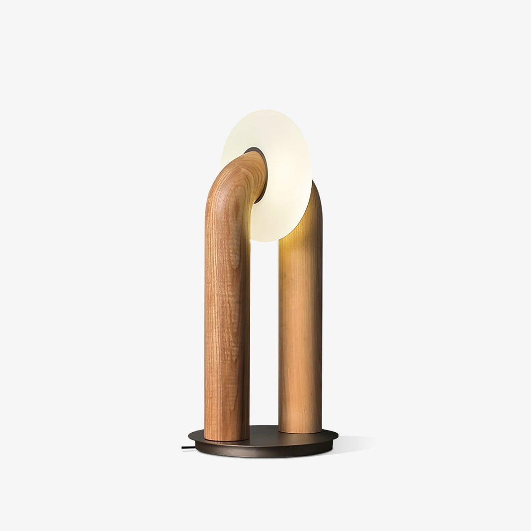 NROUND Wooden Table Lamp