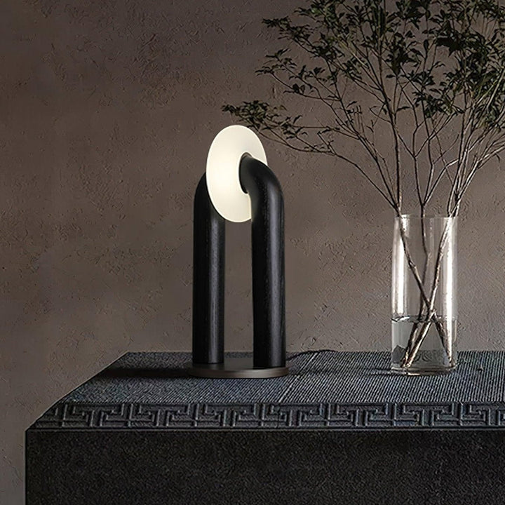 NROUND Wooden Table Lamp
