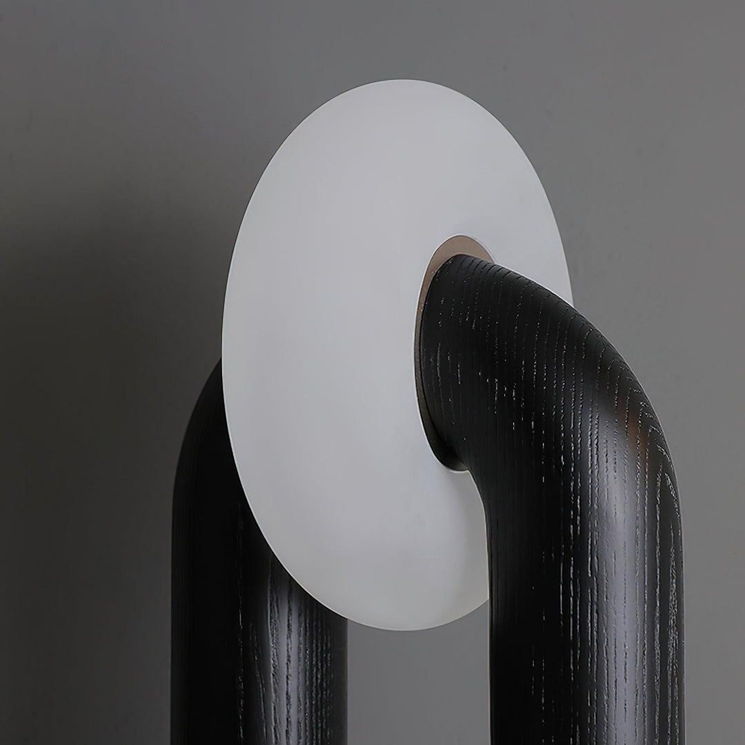 NROUND Wooden Table Lamp