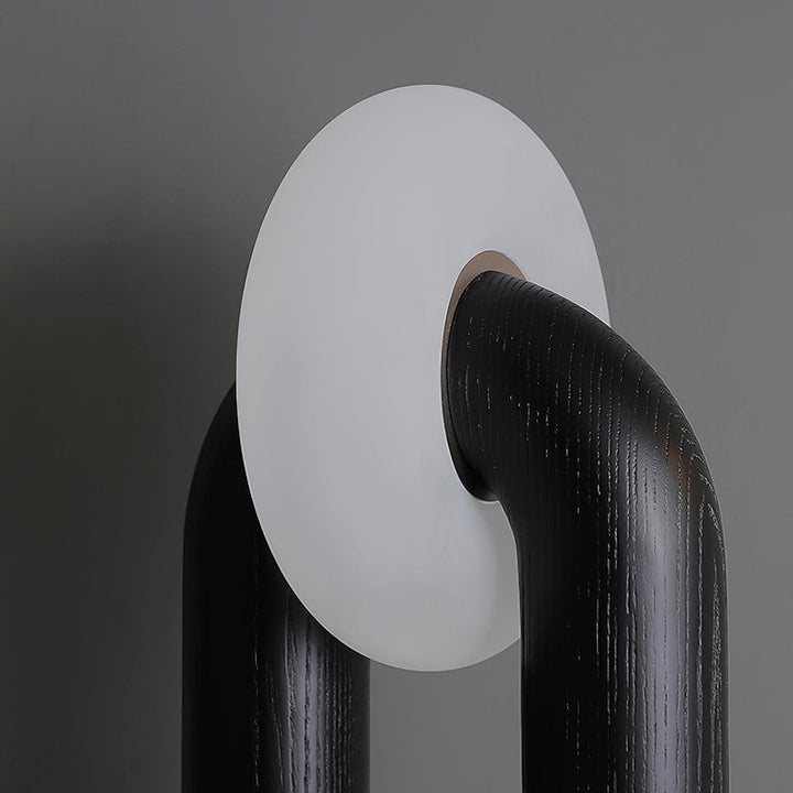 NROUND Wooden Table Lamp