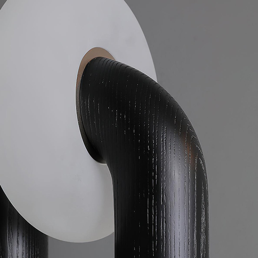 NROUND Wooden Table Lamp