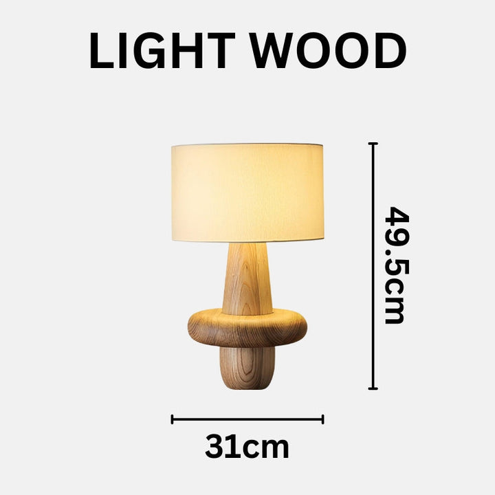 VASHTI Solid Wood Modern Table Lamp