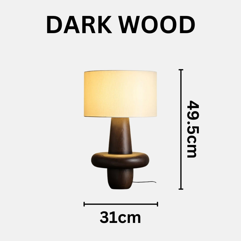 VASHTI Solid Wood Modern Table Lamp