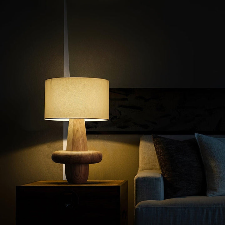 VASHTI Solid Wood Modern Table Lamp