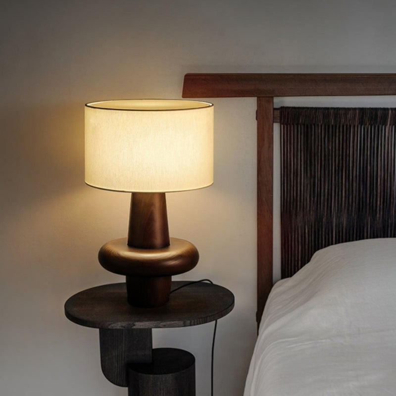 VASHTI Solid Wood Modern Table Lamp