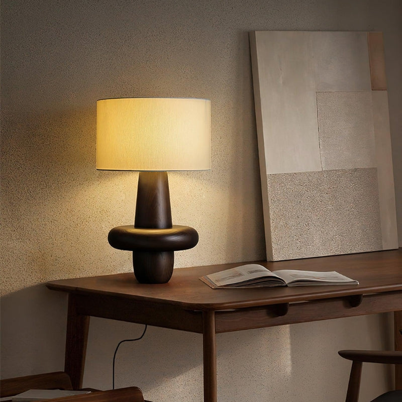 VASHTI Solid Wood Modern Table Lamp