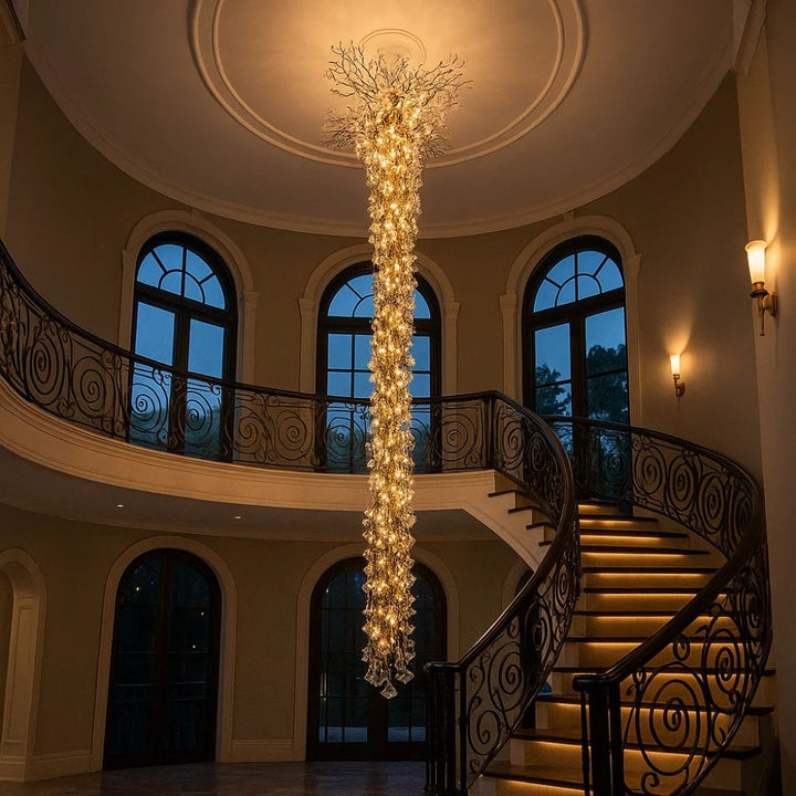 VONVY Long Tree Branch Light Fixture for High Ceilings