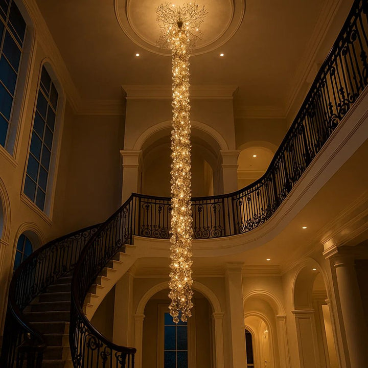 VONVY Long Tree Branch Light Fixture for High Ceilings