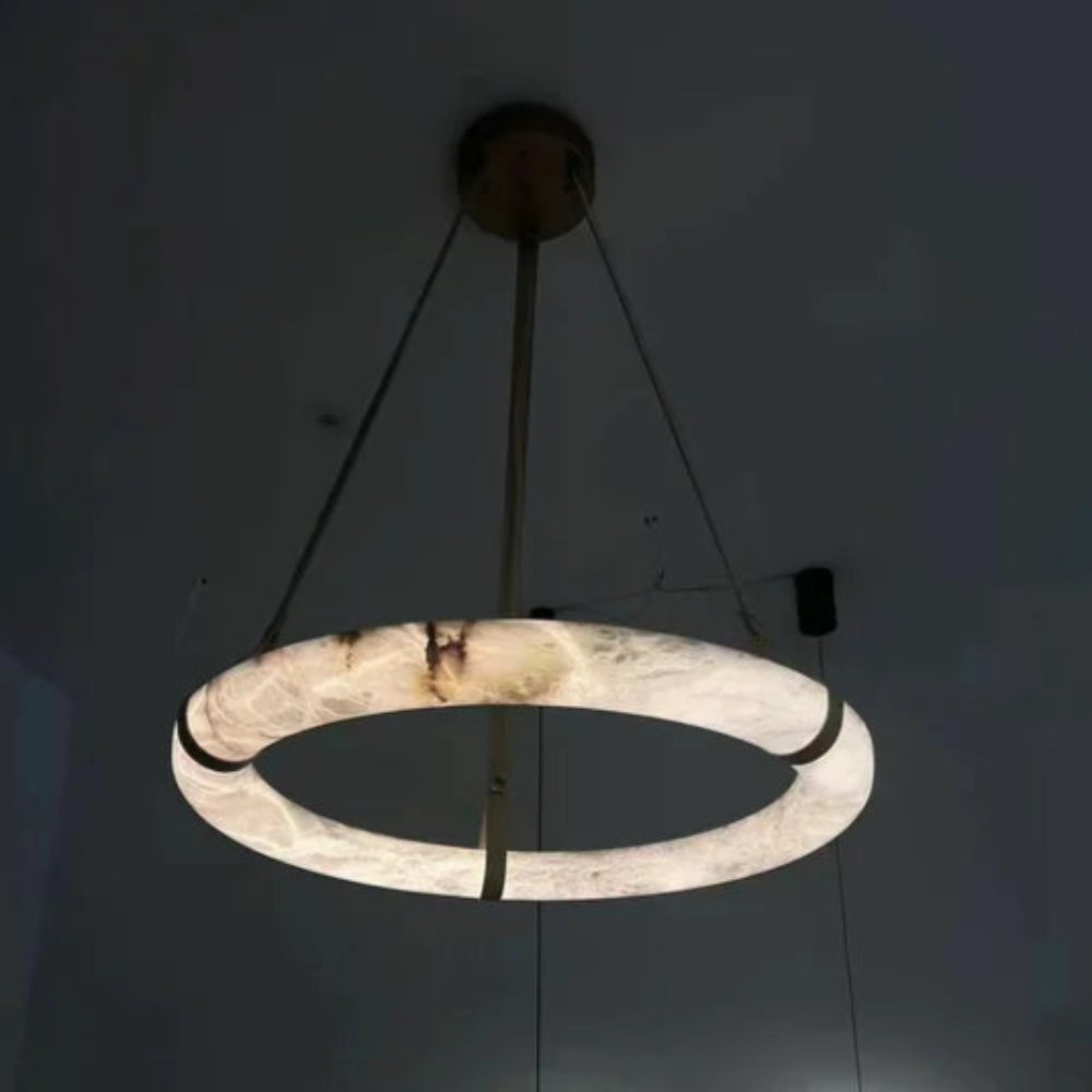 WITER Alabaster Pendant Light for Dining Room10