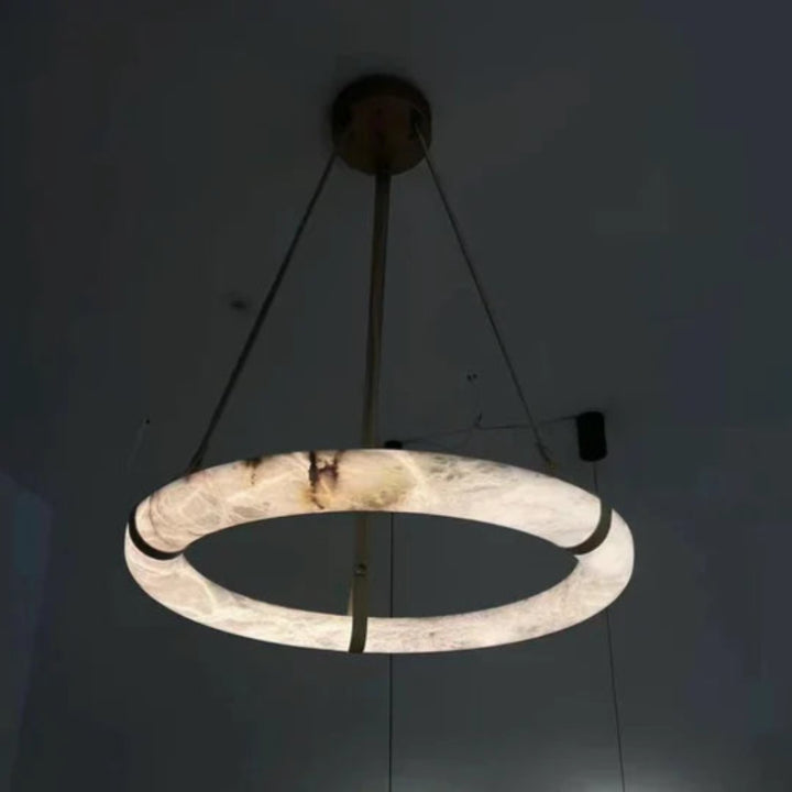 WITER Alabaster Pendant Light for Dining Room10