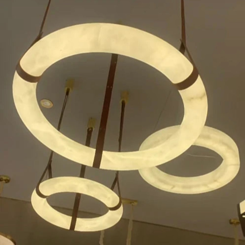 WITER Alabaster Pendant Light for Dining Room11