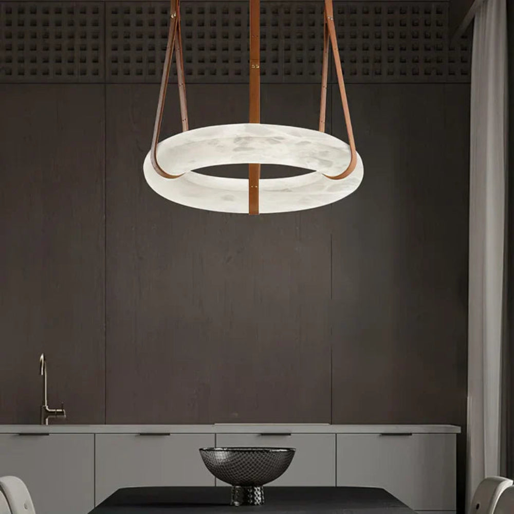 WITER Alabaster Pendant Light for Dining Room17