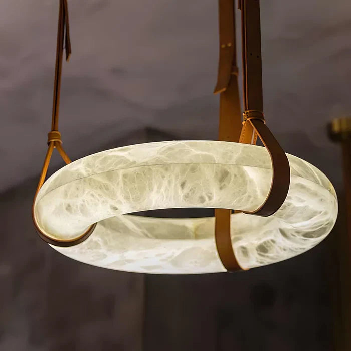 WITER Alabaster Pendant Light for Dining Room18