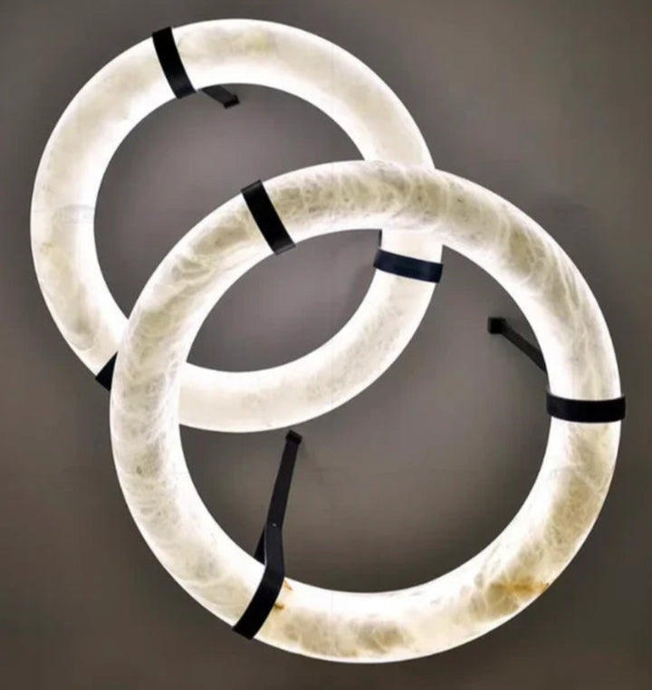 WITER Alabaster Pendant Light for Dining Room7