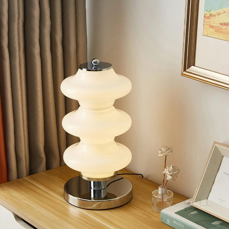 White Steel Table Lamp Nordic