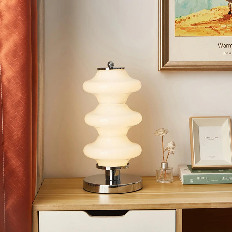 White Steel Table Lamp Nordic