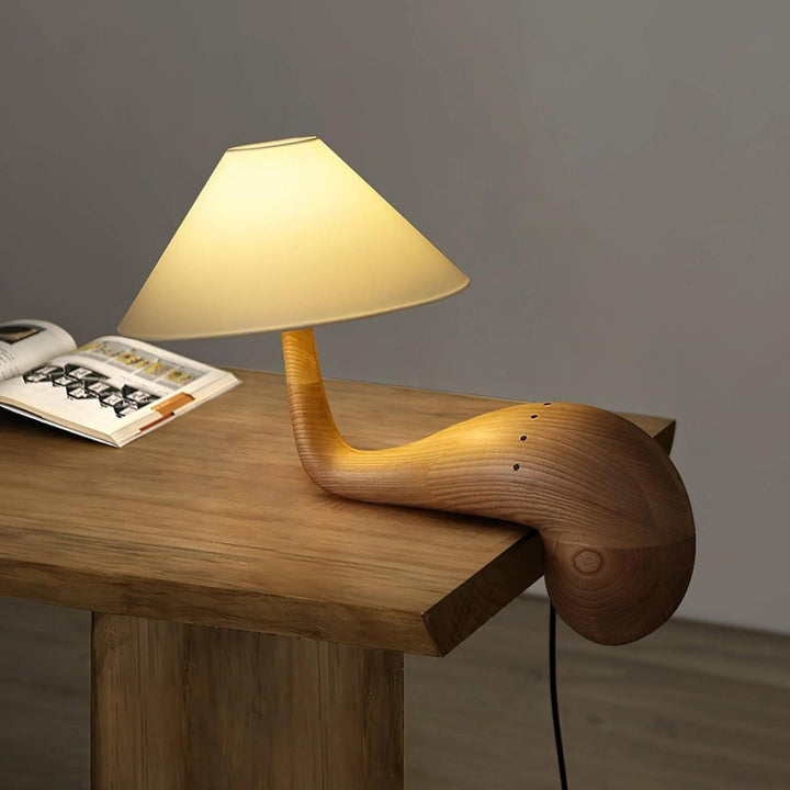 Wooden Unique Table Lamp