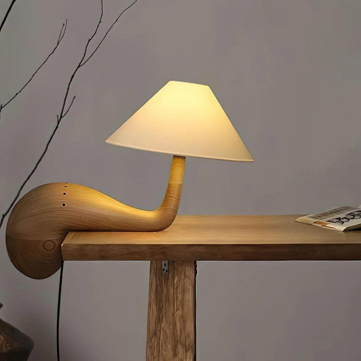 Wooden Unique Table Lamp