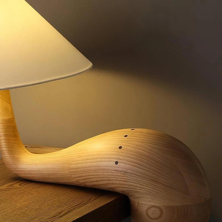 Wooden Unique Table Lamp